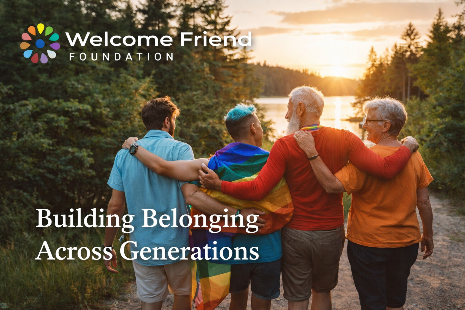 A calm, hopeful image representing safety, connection, and belonging